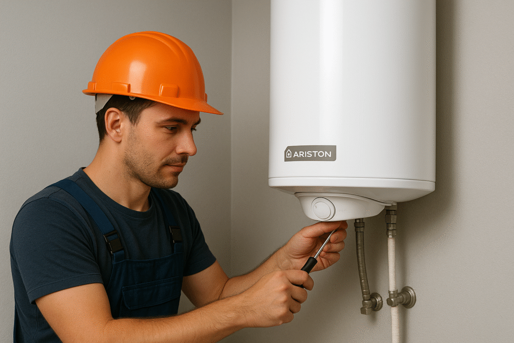 صيانة سخان اريستون كهرباء 01150109688